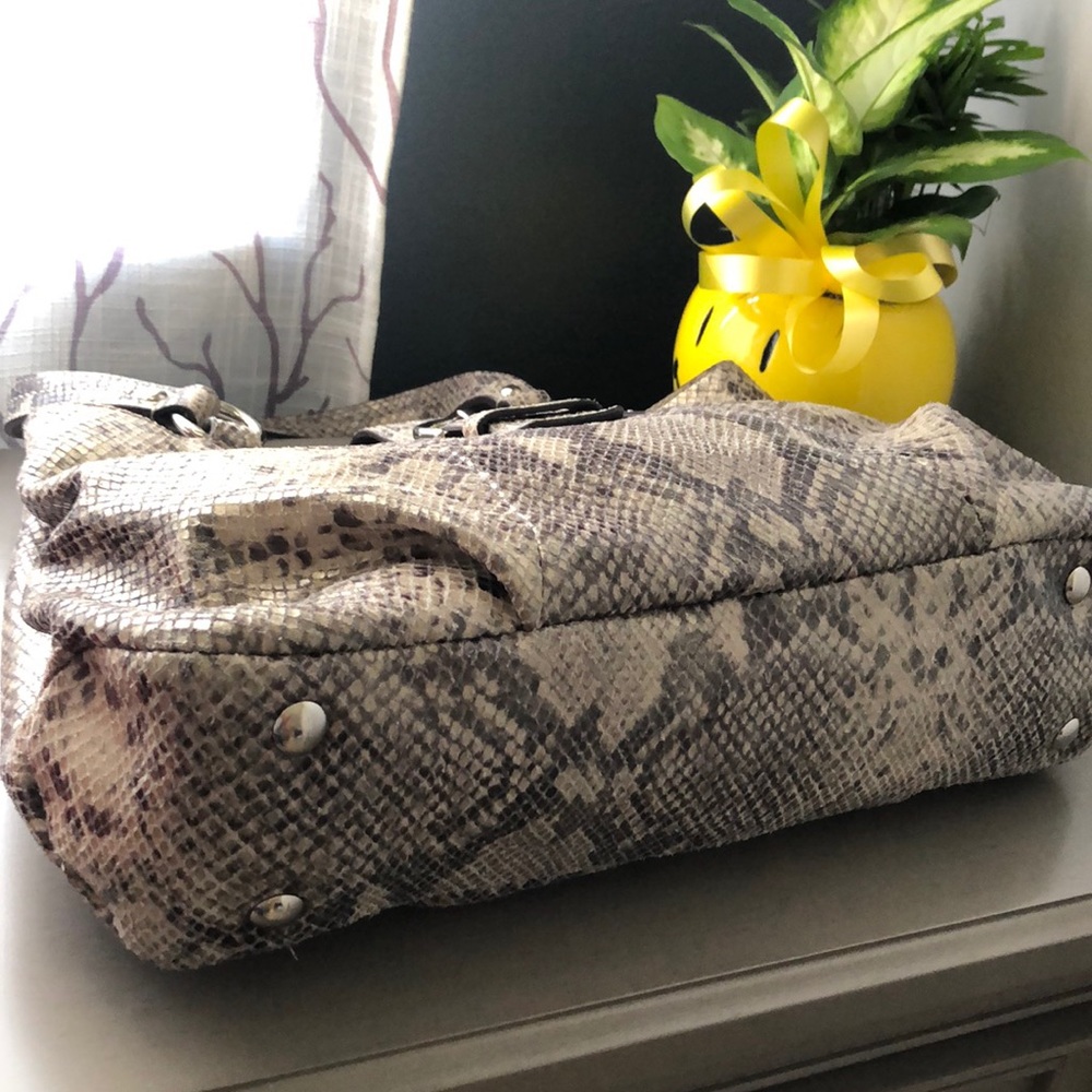 Coach Soho Embossed Python Leather Shoulder Bag - image 4